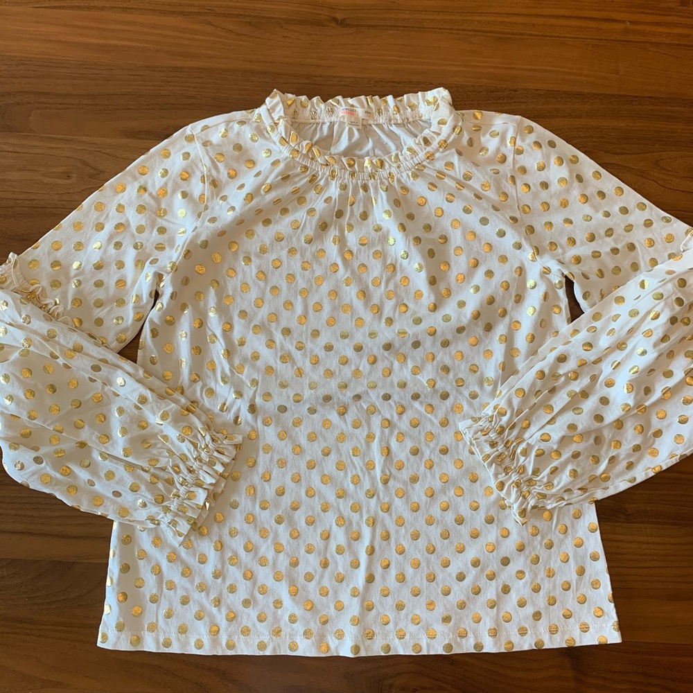 Crewcuts Polka Dot Long Sleeve Shirt